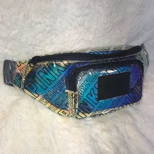 Brand new, no tags Victoria’s Secret PINK clear holographic fanny hip be…